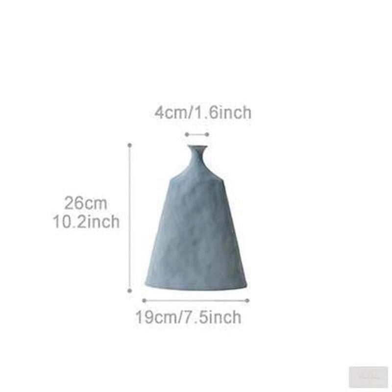 Nordic Art Plain Ceramic Vase