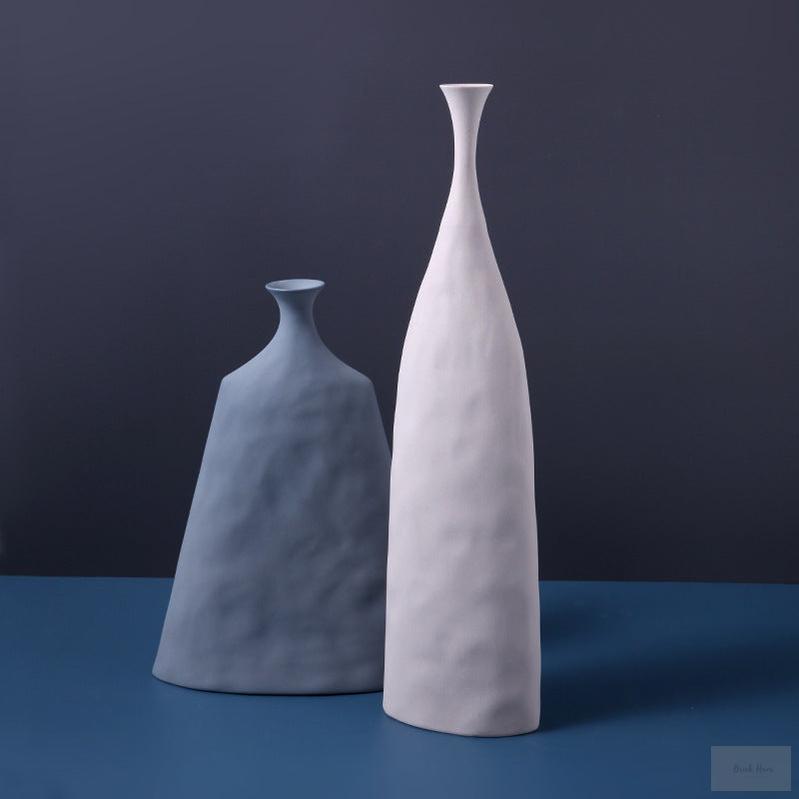 Nordic Art Plain Ceramic Vase