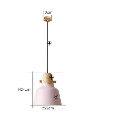 Nordic LED Wall Light Soft Color Accent Lamp for Kids Room Decor