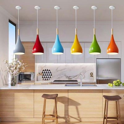 Nordic Macaron Three-end Ceiling Lamp Dining-room Lamp Modern Minimalist