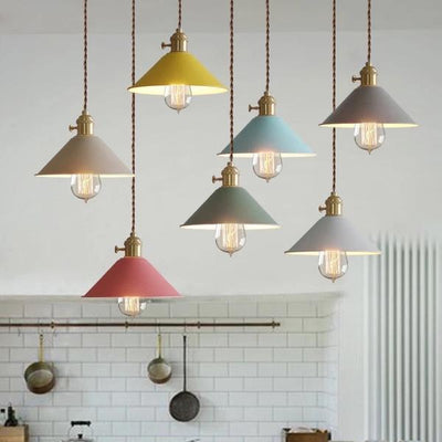 Nordic Macaron Twist Switch Chandelier