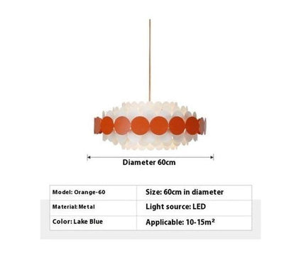Nordic Multi-Head Iron Chandelier Adjustable LED Ceiling Light for Kids Room & Home Interiors