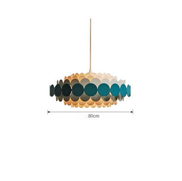 Nordic Multi-Head Iron Chandelier Adjustable LED Ceiling Light for Kids Room & Home Interiors