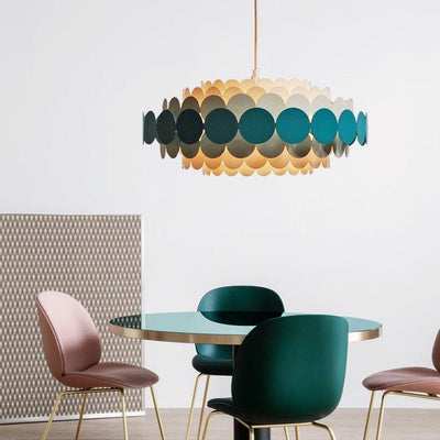 Nordic Multi-Head Iron Chandelier Adjustable LED Ceiling Light for Kids Room & Home Interiors