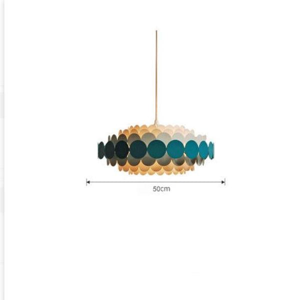 Nordic Multi-Head Iron Chandelier Adjustable LED Ceiling Light for Kids Room & Home Interiors