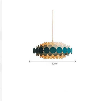 Nordic Multi-Head Iron Chandelier Adjustable LED Ceiling Light for Kids Room & Home Interiors