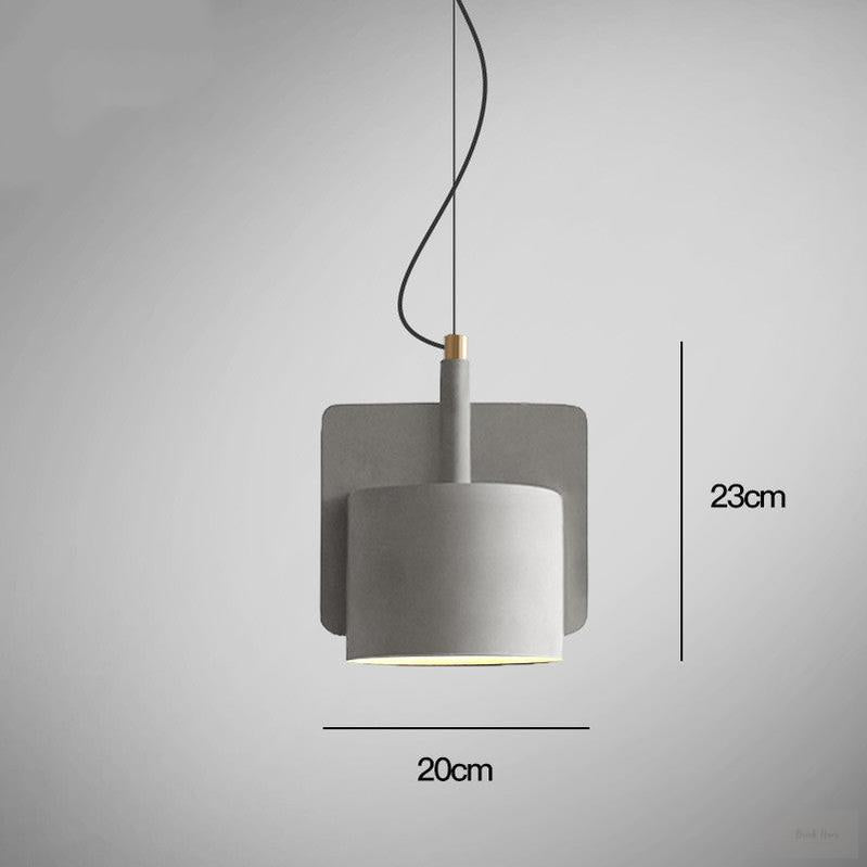 Nordic Retro Cement Pendant Light