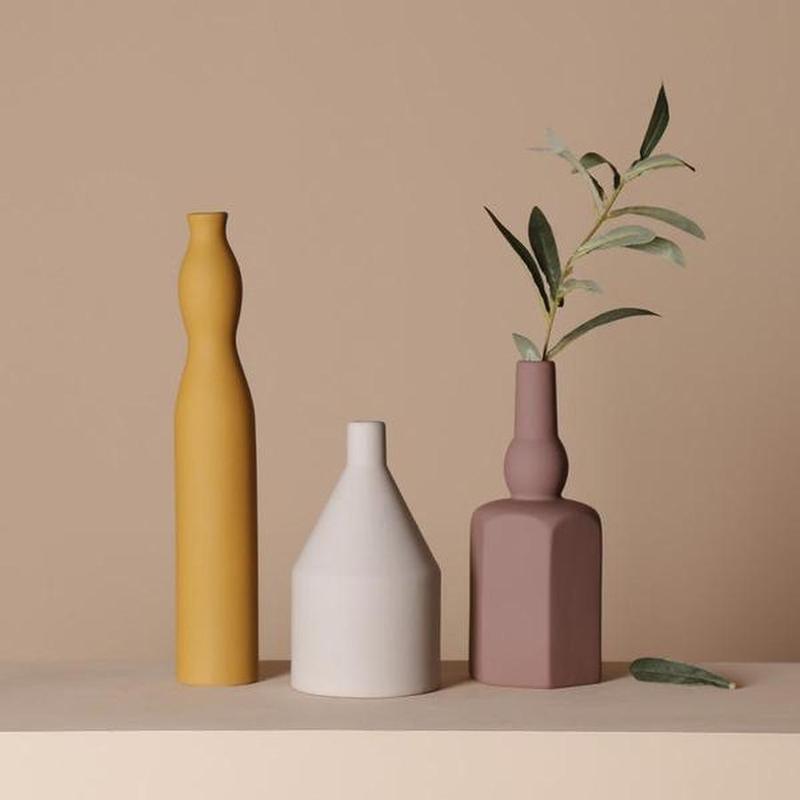 NordicVista Glazed Pottery Vase