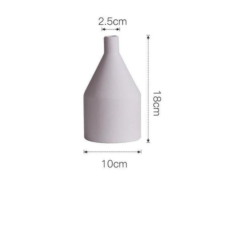 NordicVista Glazed Pottery Vase