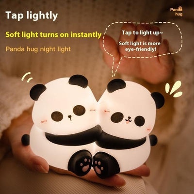 Panda Hug Night Light – Rechargeable Silicone LED Lamp for Kids & Baby Rooms