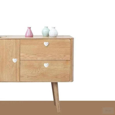 Pastel Heart Cabinet Door Knobs
