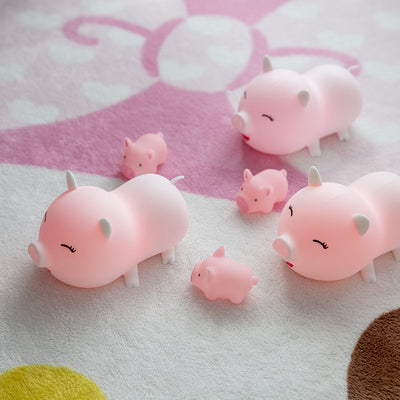 Pig LED Night Light – USB Powered Cartoon Induction Lamp