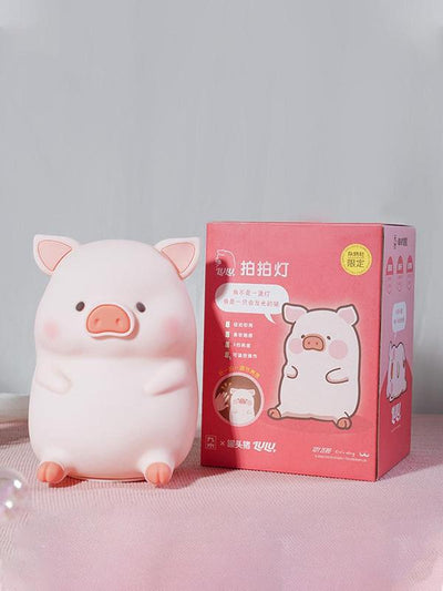 Pig Pat Light – Soft Silicone Touch Lamp | USB Rechargeable