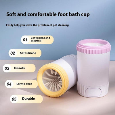 Plastic Pet Foot Washing Cup – Easy Paw Cleaner for Dogs and Cats