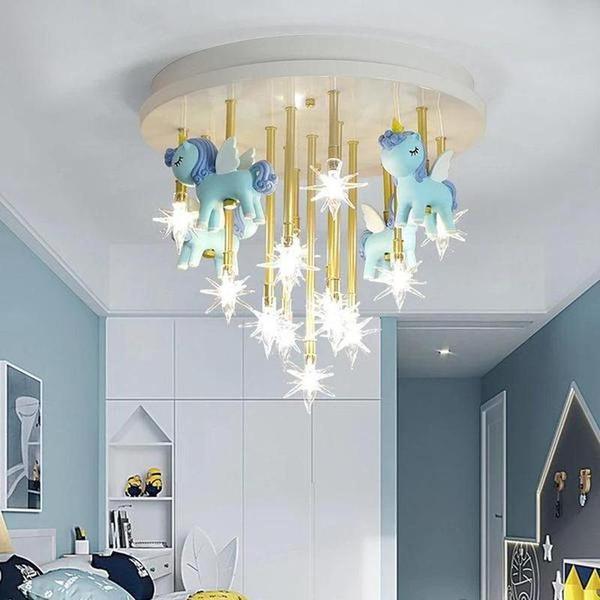 Pony merry go round chandelier