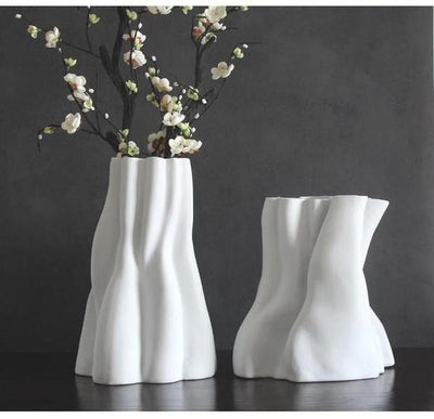 Porcelain Decorative Vase Glazed Ornament (Model A & B)