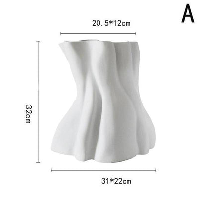 Porcelain Decorative Vase Glazed Ornament (Model A & B)