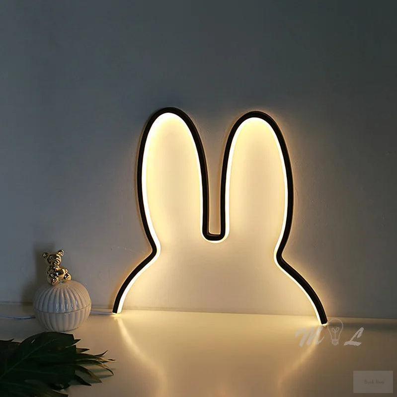 Rabbit Led Night Light Modern