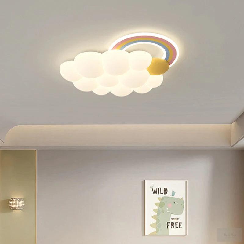 Rainbow In The Cloud Ceiling light