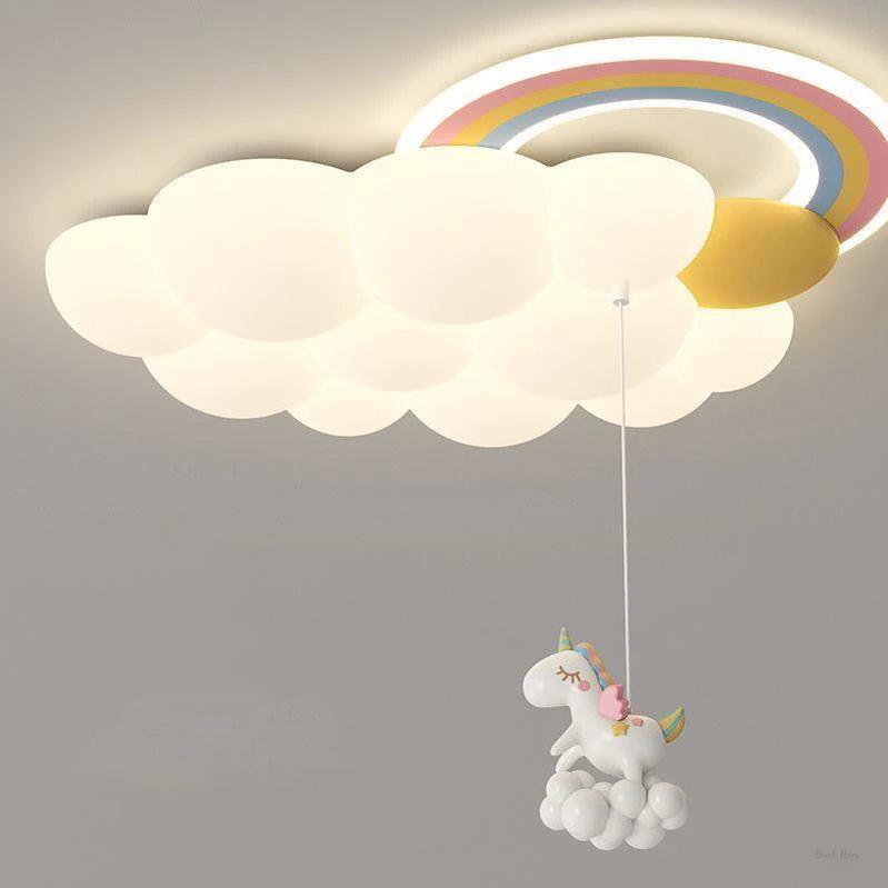 Rainbow In The Cloud Ceiling light