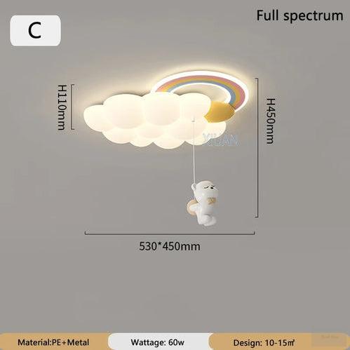 Rainbow In The Cloud Ceiling light