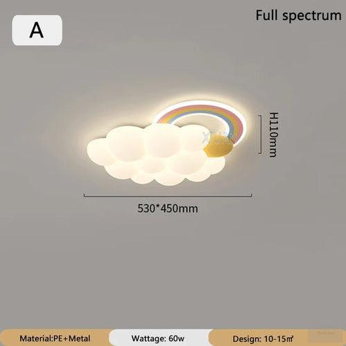 Rainbow In The Cloud Ceiling light