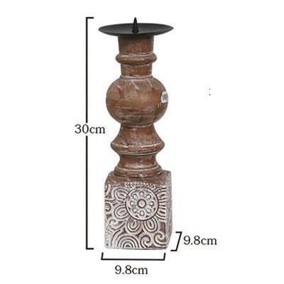 Retro Moroccan Light Luxury Homestay Resin Candle Holder