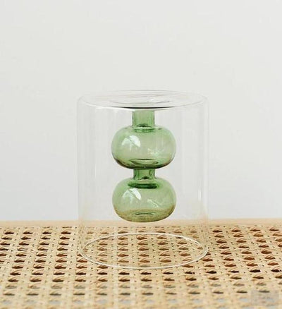 Retro Stained Glass Vase
