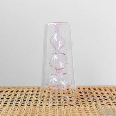 Retro Stained Glass Vase