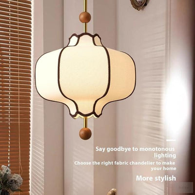 Retro Style Fabric Craft Chandelier