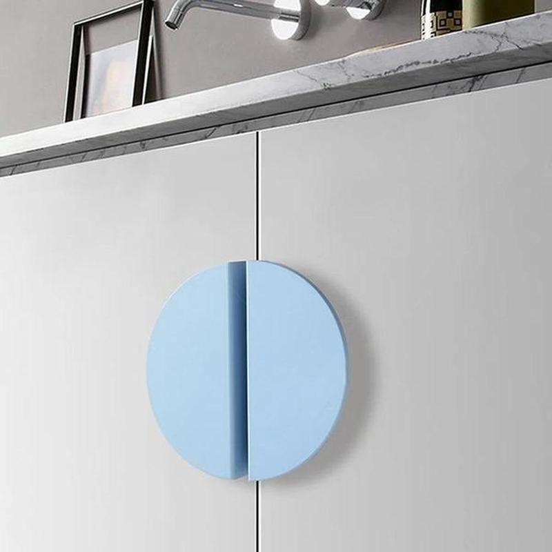 ScandiPop Half Moon Wardrobe & Drawer Handles Colorful Pair