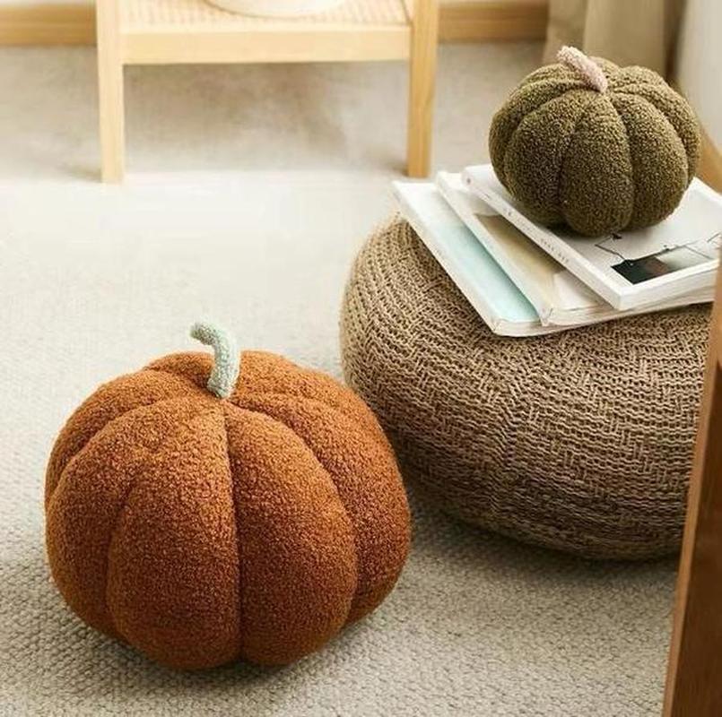 Simple Small Pumpkin Pillow Cute Sofa Cushion
