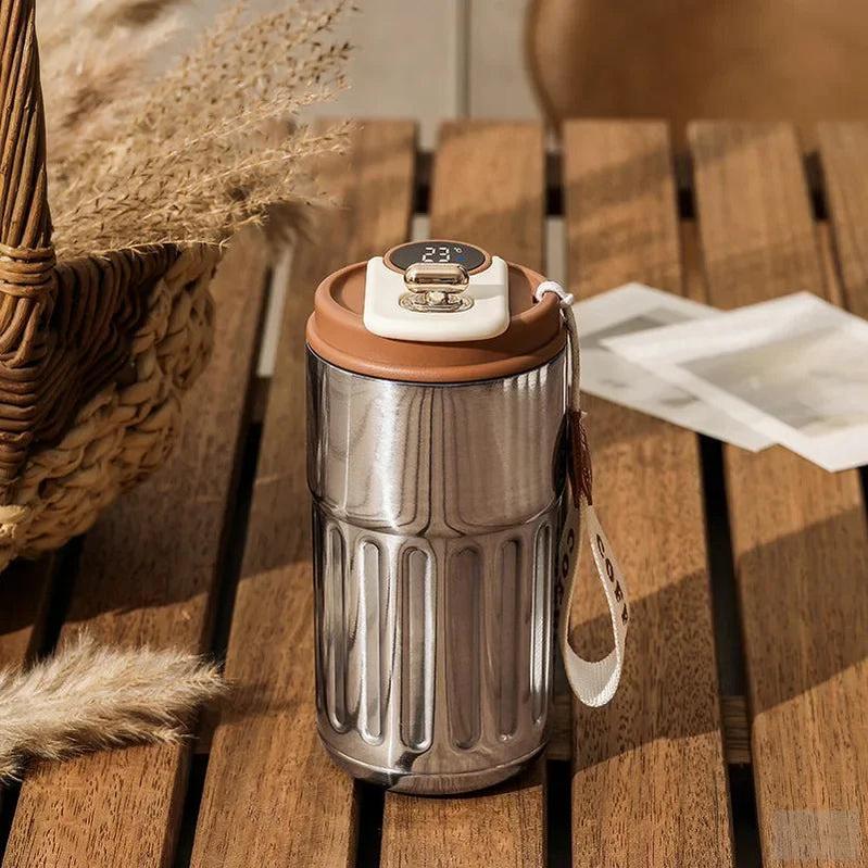 Smart Travel Coffee Mug with temperature display