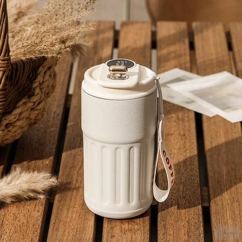 Smart Travel Coffee Mug with temperature display