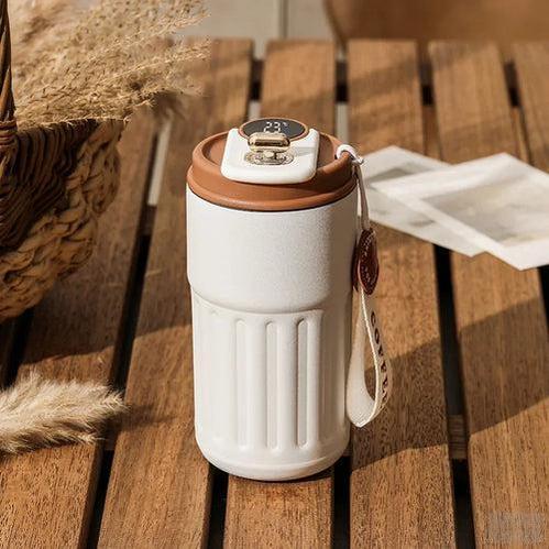 Smart Travel Coffee Mug with temperature display