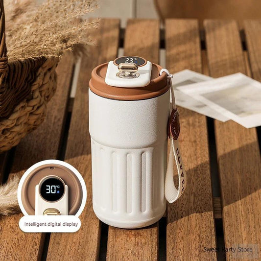 Smart Travel Coffee Mug with temperature display