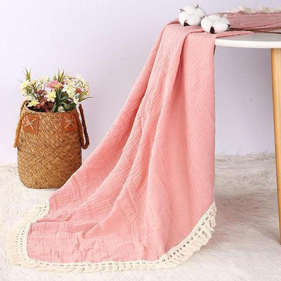 SnuggleNest Pure Cotton Baby Blanket Soft & Breathable for Infants and Toddlers