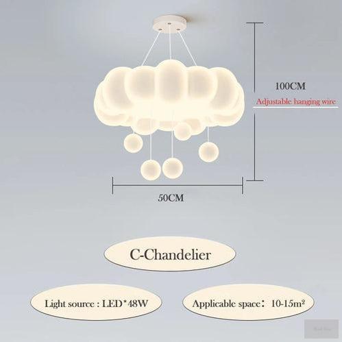 Stars And Cloud Chandelier