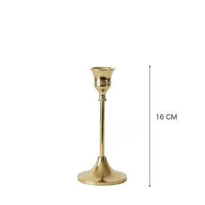 Vintage golden candle holder