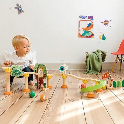 Wooden Educational Toys Pipe Building Blocks Ins Toy Assembly