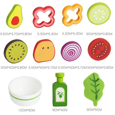 Wooden Kitchen Appliance Toy Set Multiple Styles