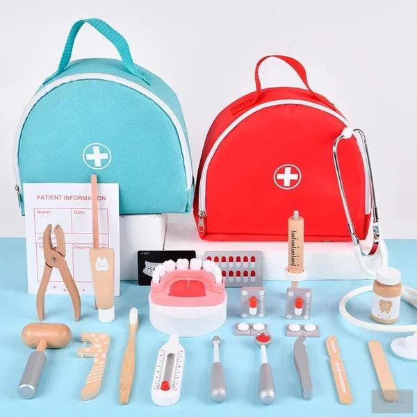 Wooden Pretend Play Doctor Educational Toys