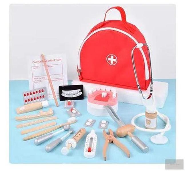 Wooden Pretend Play Doctor Educational Toys