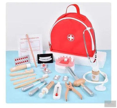 Wooden Pretend Play Doctor Educational Toys
