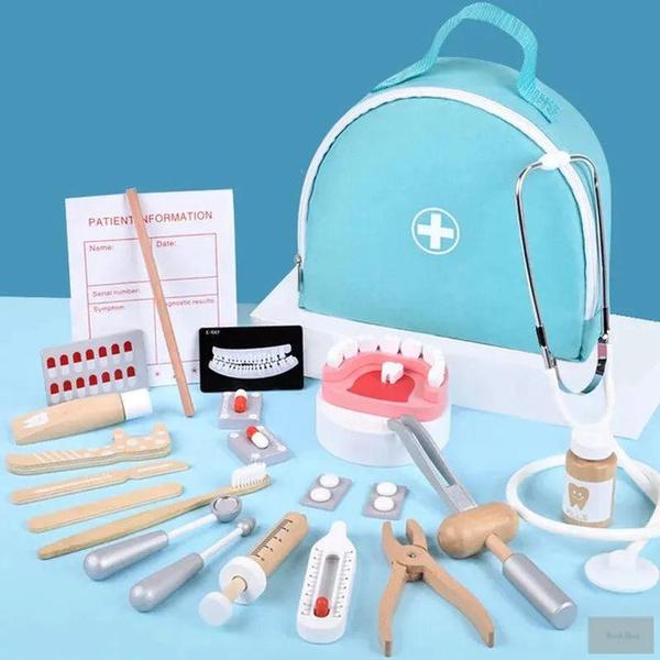 Wooden Pretend Play Doctor Educational Toys