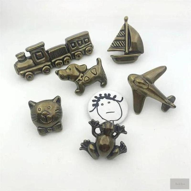 Zinc Alloy Carton Cabinet Knobs - Multiple Designs