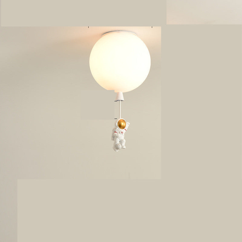 Astronaut Creative Ceiling Lamp for Kids Room | Nordic Resin LED Chandelier for Bedroom & Nursery Décor | Moon, Slam Dunk & Walking Astronaut Designs