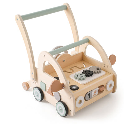 Montessori Wooden Baby Walker | Multifunctional High Landscape Toy