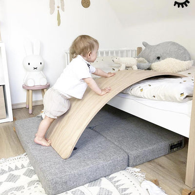 Wooden Balance Board for Kids | Montessori Sensory Training Seesaw | Wooden Wobble Board for Balance & Coordination – 50kg Load Capacity